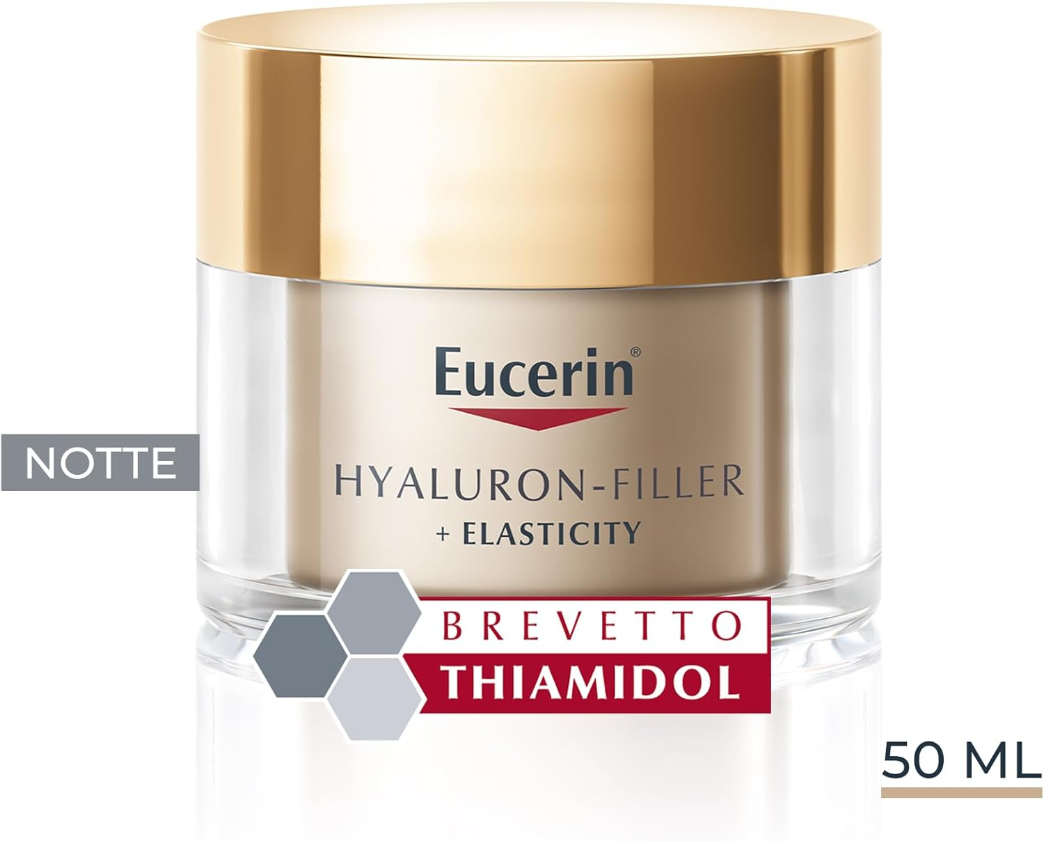 Eucerin Hyaluron-Filler+Elasticity Crema Notte Viso Anti-età 50 ml
