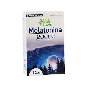 Sanavita Melatonina integratore alimentare utile per il sonno gocce 15ml