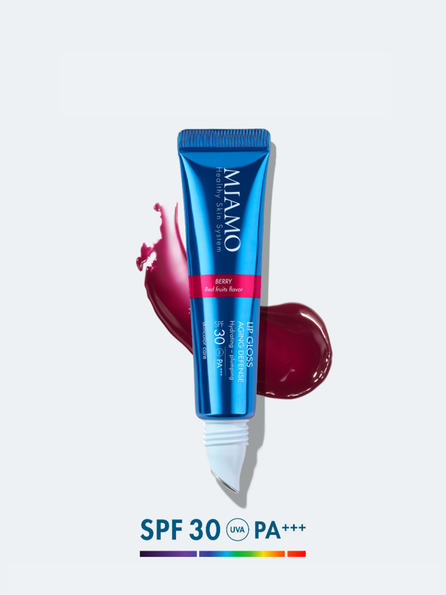 Miamo - Lip Gloss Aging Defense SPF30 - Berry