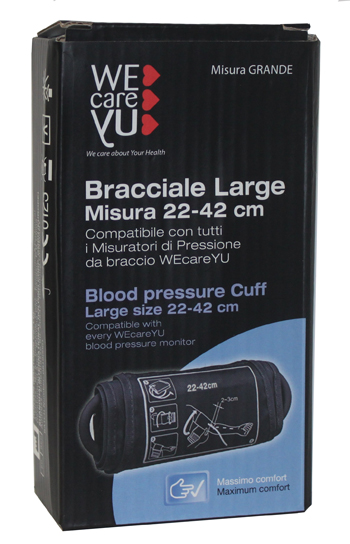 WECAREYU Bracc.Misur.Press.Large (cm22-42)
