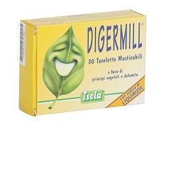 Digermill Integratore Di Estratti Vegetali 30 Tavolette Masticabili