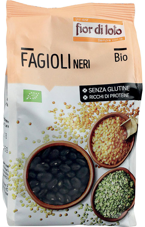 Fior di Loto Fagioli Neri Senza Glutine Bio 400 g