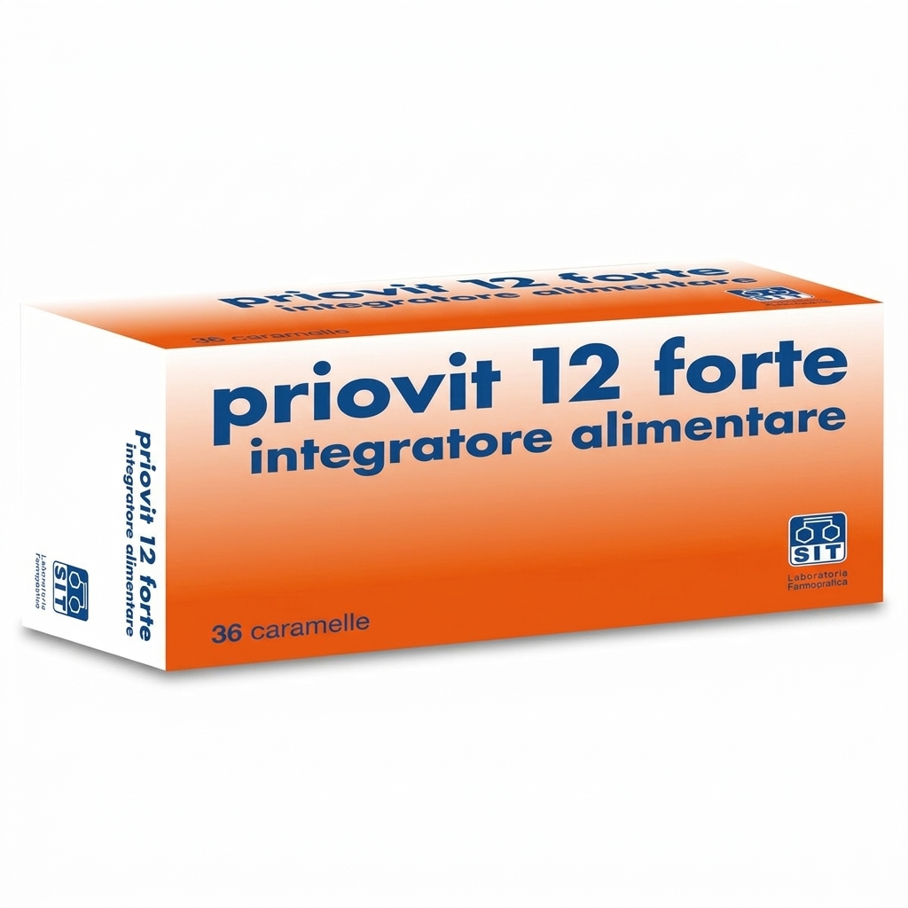 Priovit 12 Forte - Integratore Vitaminico 36 Caramelle