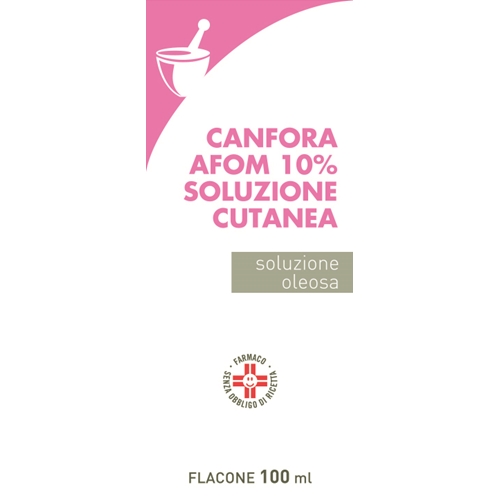 Canfora Afom 10 % Soluzione Oleosa 100 ml