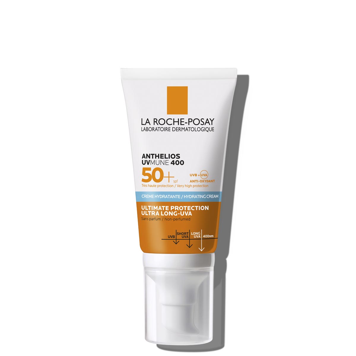 La Roche-Posay Anthelios UVMUNE 400 Crema Idratante Senza Profumo SPF 50+ 50ml. Protezione solare idratante.