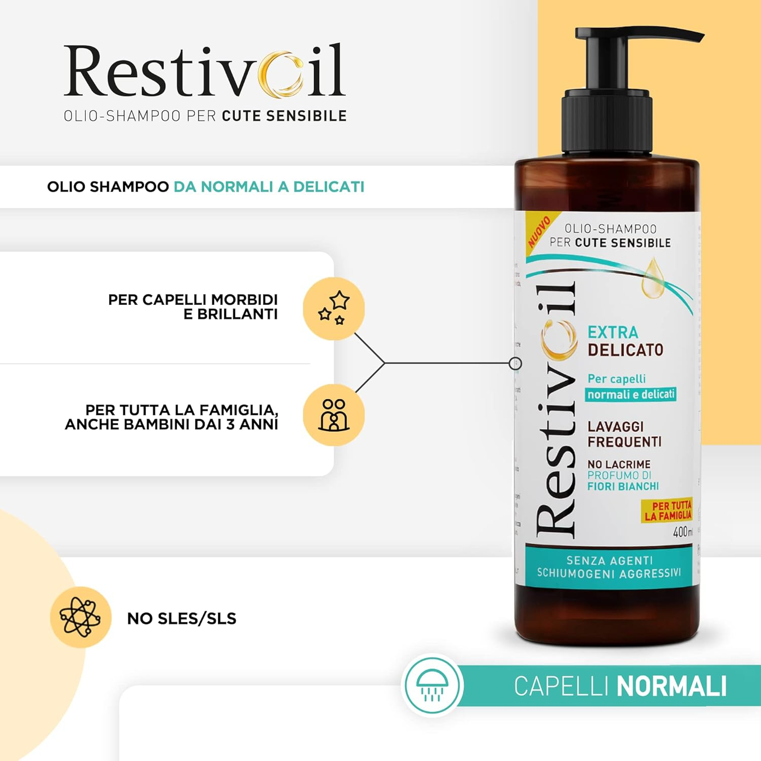 RESTIVOIL EXTRA DELICATO 400ML