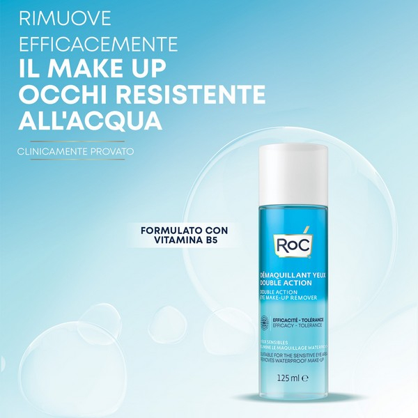 Roc Struccante Occhi Bifasico - Struccante occhi anche per trucco waterproof - 125 ml