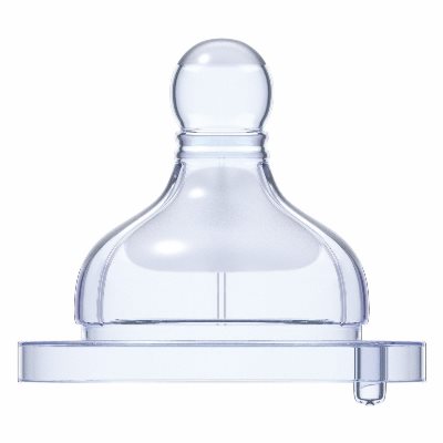 Chicco Tettarella Flusso Medio Caucciù 2 fori 2 pezzi