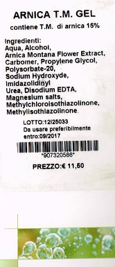 Oti Arnica Tintura Madre Gel Lenitivo Per Contusioni 75 g