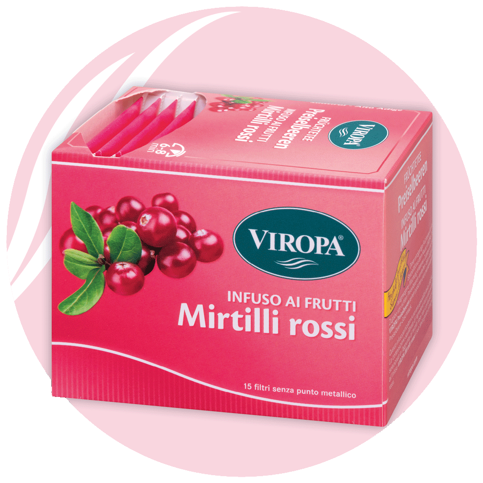 Viropa Mirtilli Rossi Infuso Ai Frutti 15 Bustine Con Filtro
