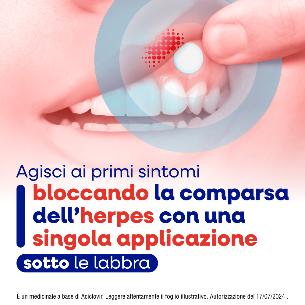 Herpmed Labiale Compresse Buccali Mucoadesive Aciclovir 50mg