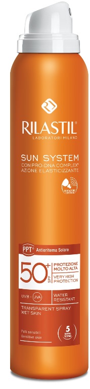 Rilastil Sun System Spray Solare Trasparente SPF 50+ Protezione Corpo 75 ml