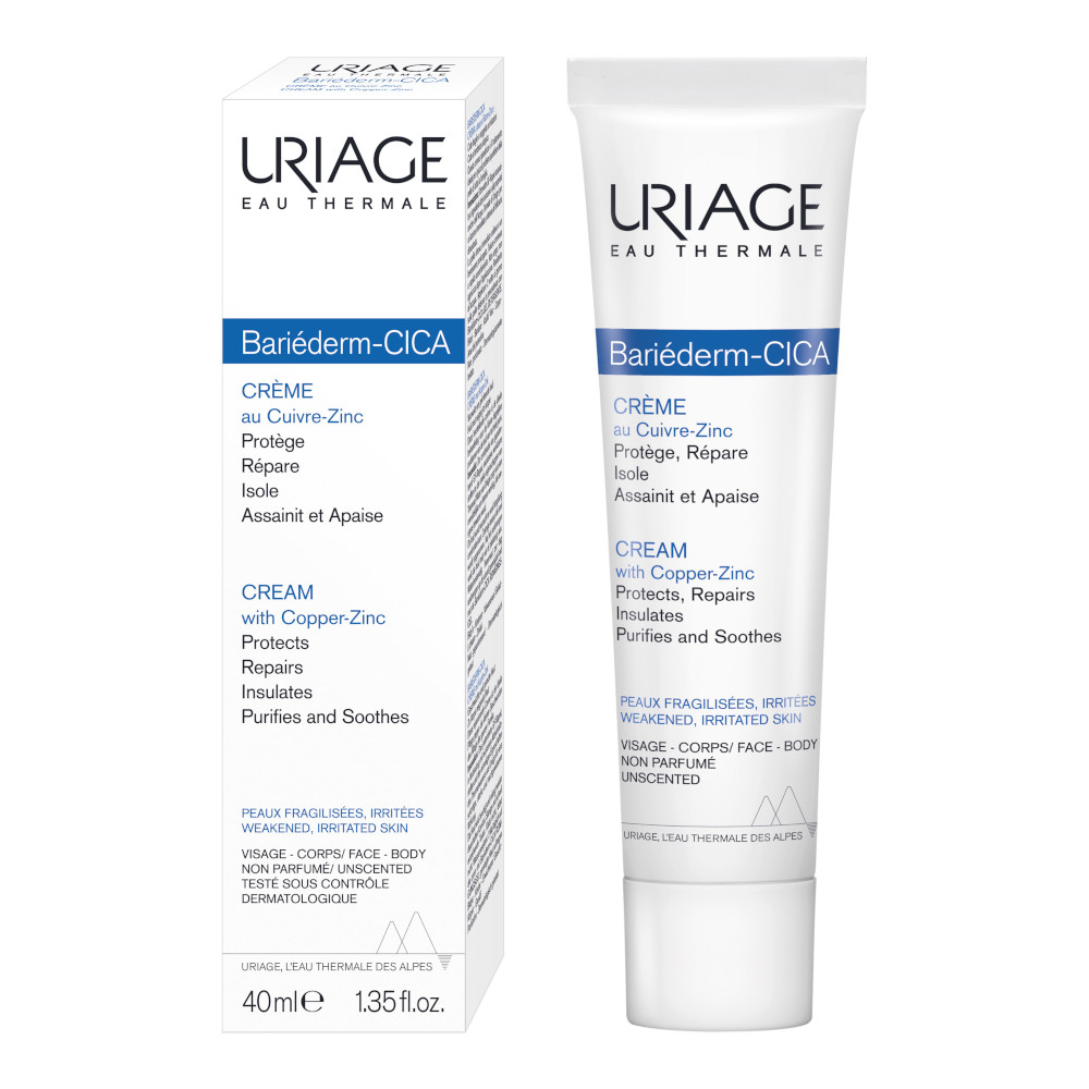 URIAGE BARIÉDERM-CICA Crema dermatologica multiuso per la riparazione della pelle alterata 40 ml