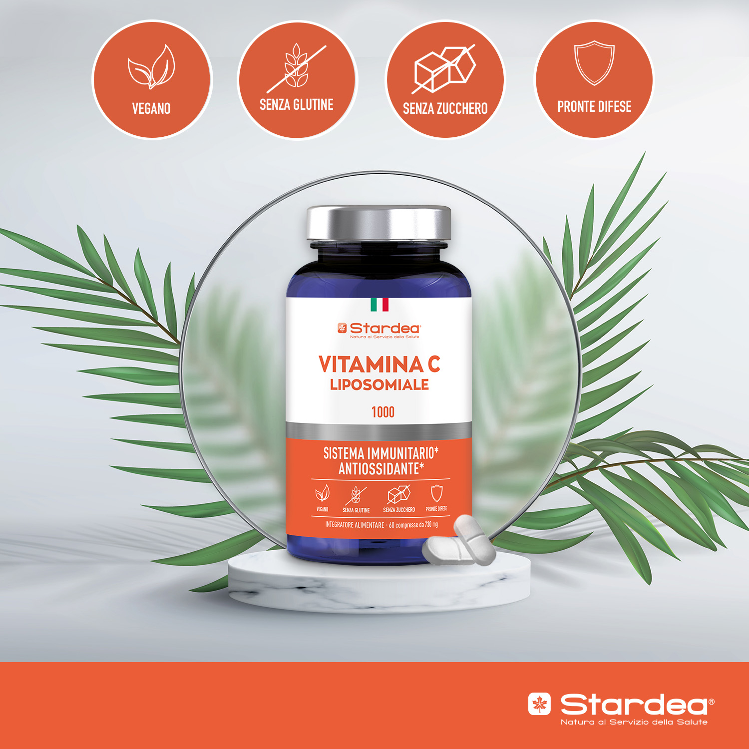 STARDEA VITAMINA C LIPOSOMIALE 1000 - Compresse - Integratore alimentare 