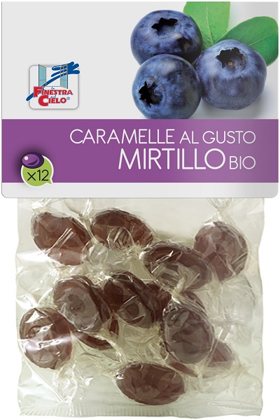 CARAMELLE AL MIRTILLO BIO 60G