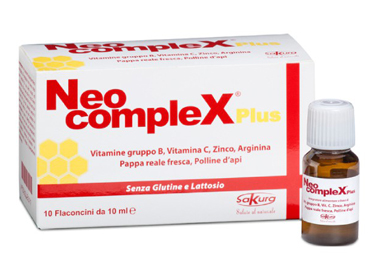 Neocomplex Plus Integratore Energetico 10 Flaconcini Monodose