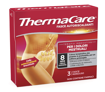 Thermacare Fasce Autoriscaldanti per dolori mestruali 3 pezzi