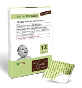 Fiocchi Di Riso cerotti Talco Non Talco 12 Pezzi