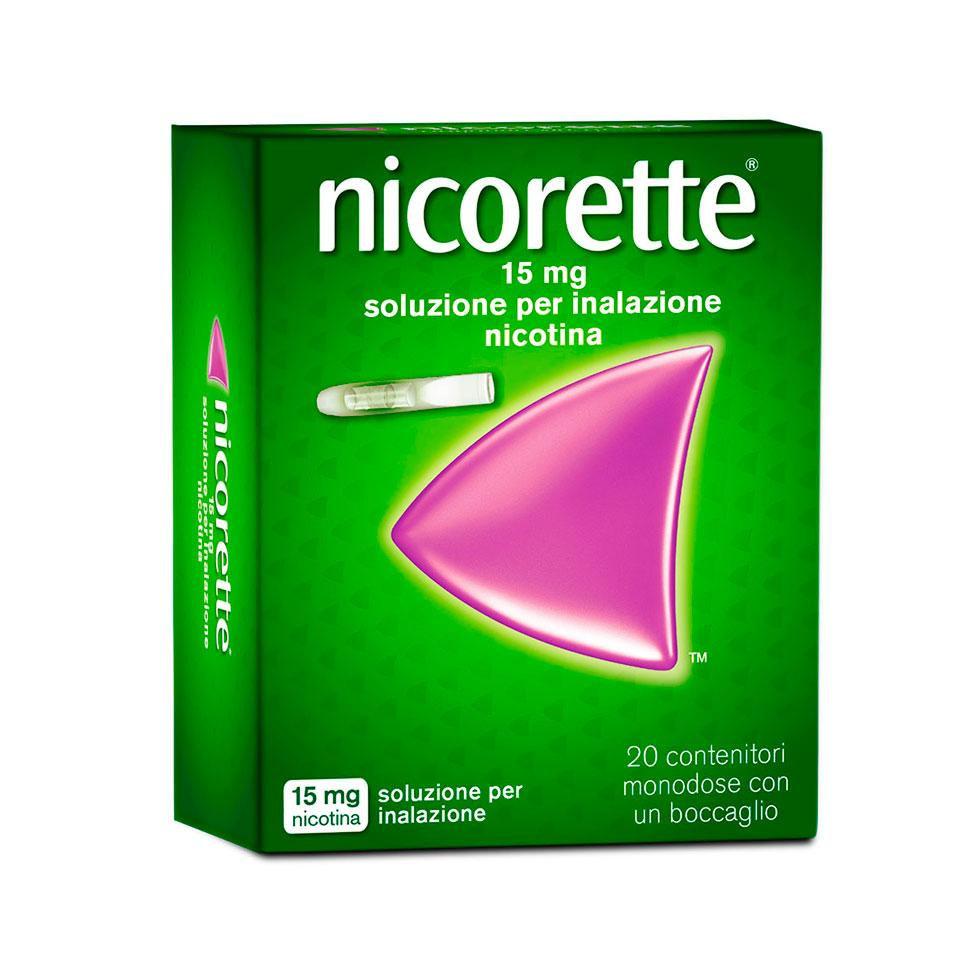 Nicorette 20 Inalatori Monodose Smettere di Fumare 