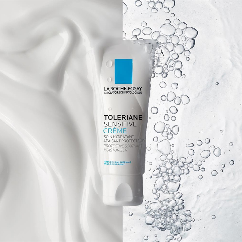 La Roche-Posay Toleriane Sensitive Crema Viso 40 ml - Idratante lenitivo protettivo per la pelle secca e sensibile
