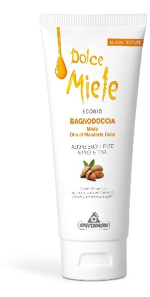 Specchiasol Bagnodoccia Dolcemiele Con Miele E Olio Mandorle Dolci  Ecobio 250ml