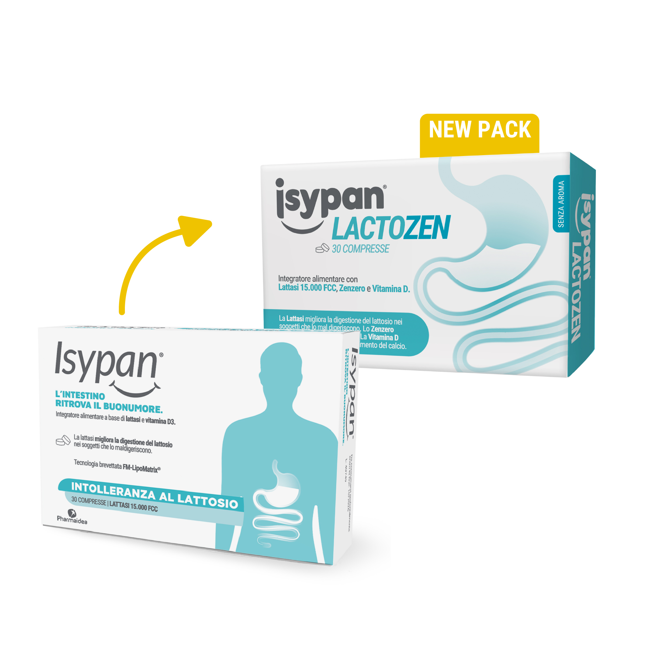 Isypan Lactozen 30 Compresse - Integratore Per La Digestione Del Lattosio