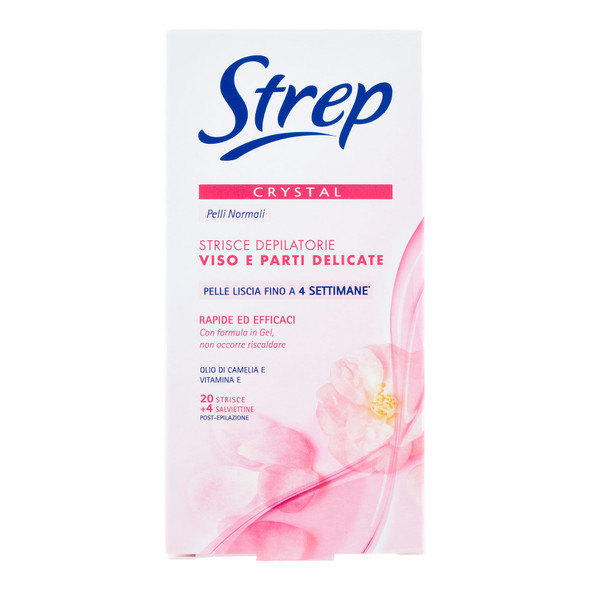 STREP STRISCE VISO CRIST 20P+4SALV