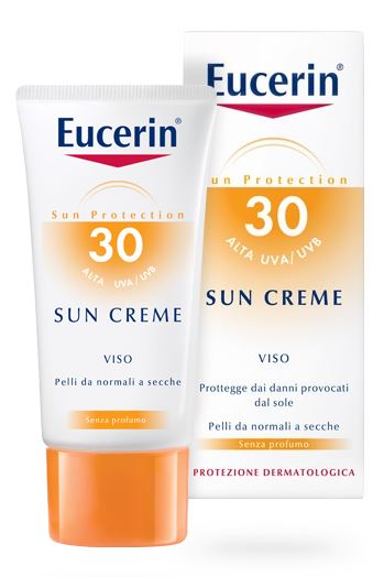 Eucerin Sun Crema Solare Viso FP 30 Pelle Normale a Secca 50 ml