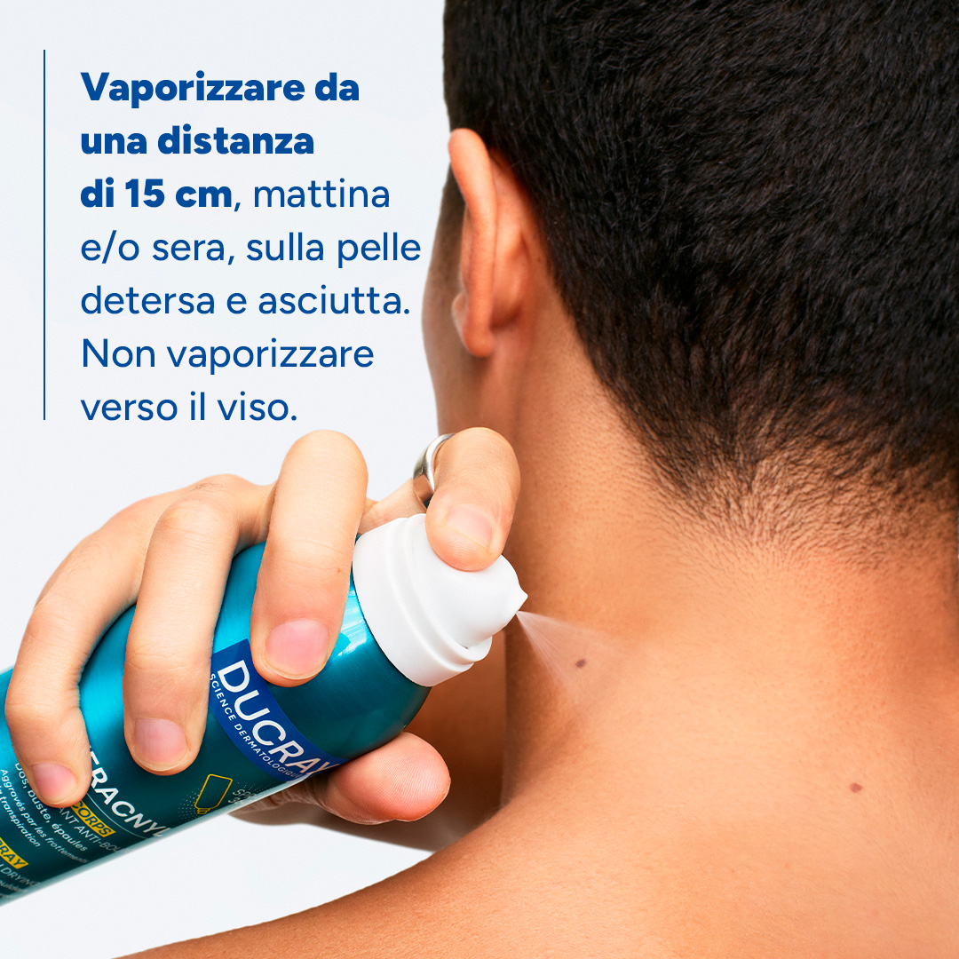 Ducray Keracnyl - Spray Disseccante Anti-Imperfezioni Corpo 150 ml