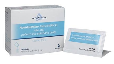 ACETILCISTEINA ANGELINI ANGENERICO 30 BUSTE 200MG