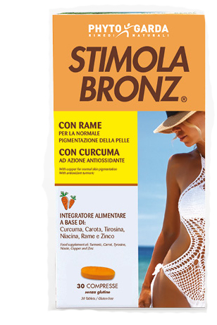 Stimola Bronz integratore utile per l'abbronzatura 30 compresse