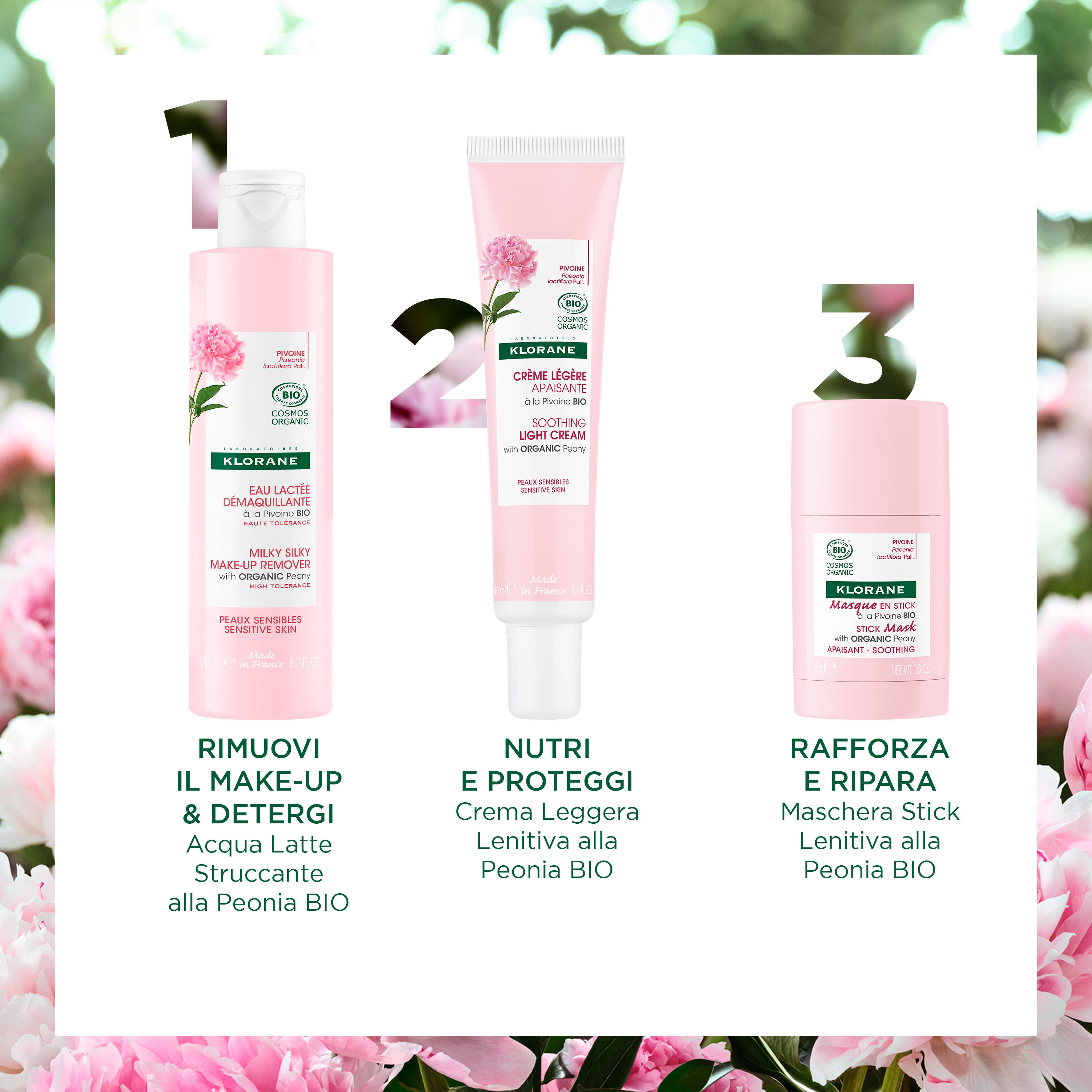 Klorane - Crema Leggera Lenitiva Per Pelle Sensibile 40 ml