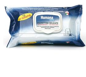 Humana Salviettine Delicate 72+8 Pezzi