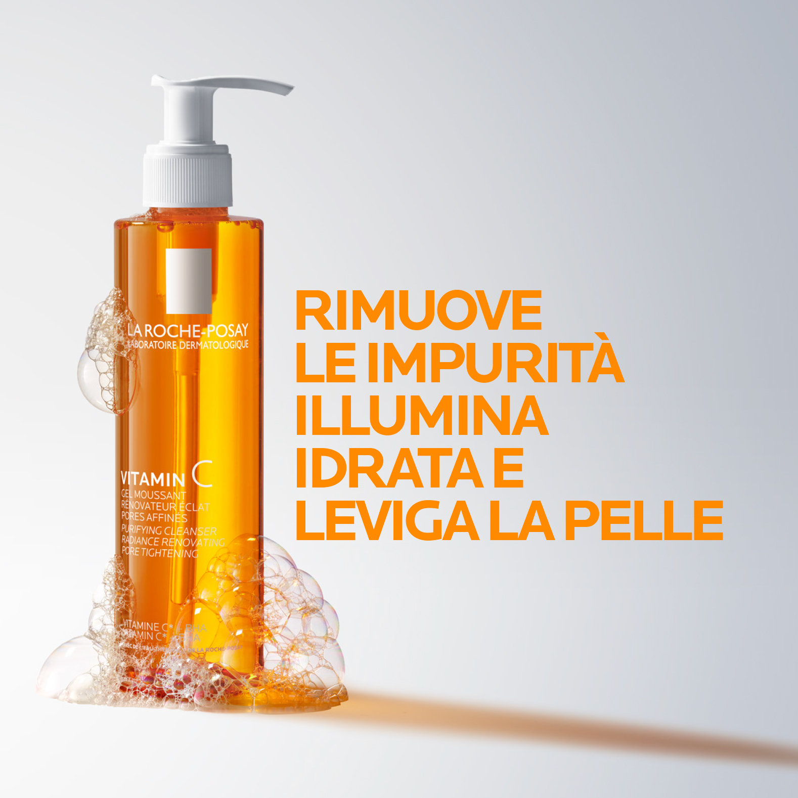 La Roche-Posay - Pure Vitamin C, Detergente Purificante per pelli sensibili 200ml
