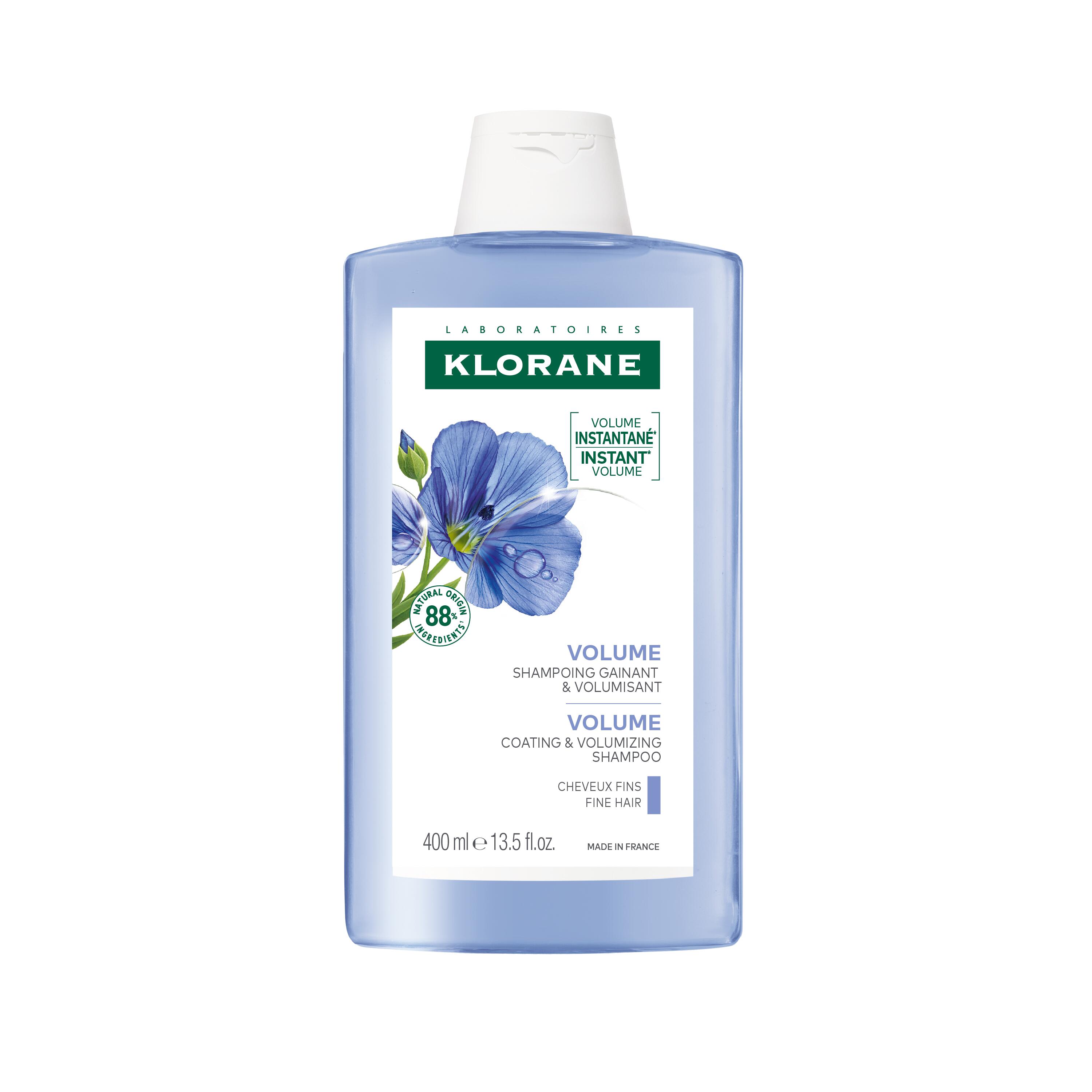 Klorane - Shampoo Al Lino Bio Per Capelli Sottili 400 ml