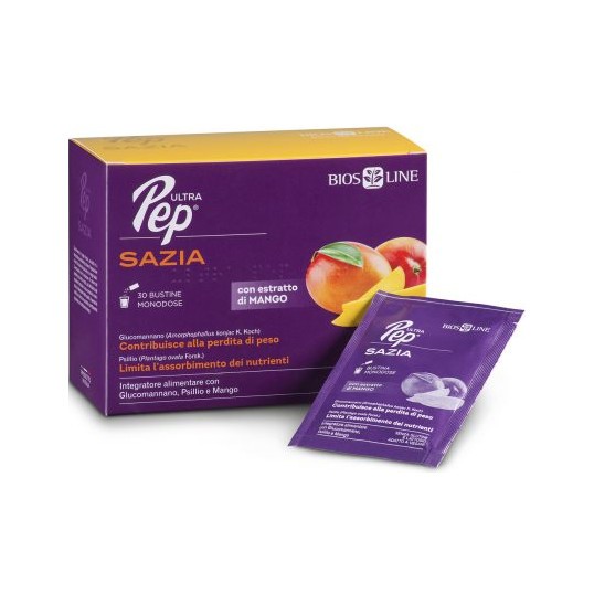 Ultra Pep Sazia con estratto di mango contribuisce alla perdita di peso 30 bustine