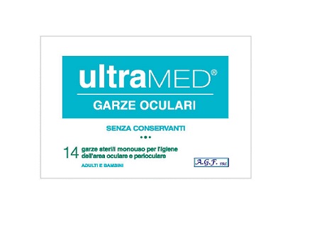 Ultramed Garze Oculari Monouso Sterili 14 Pezzi