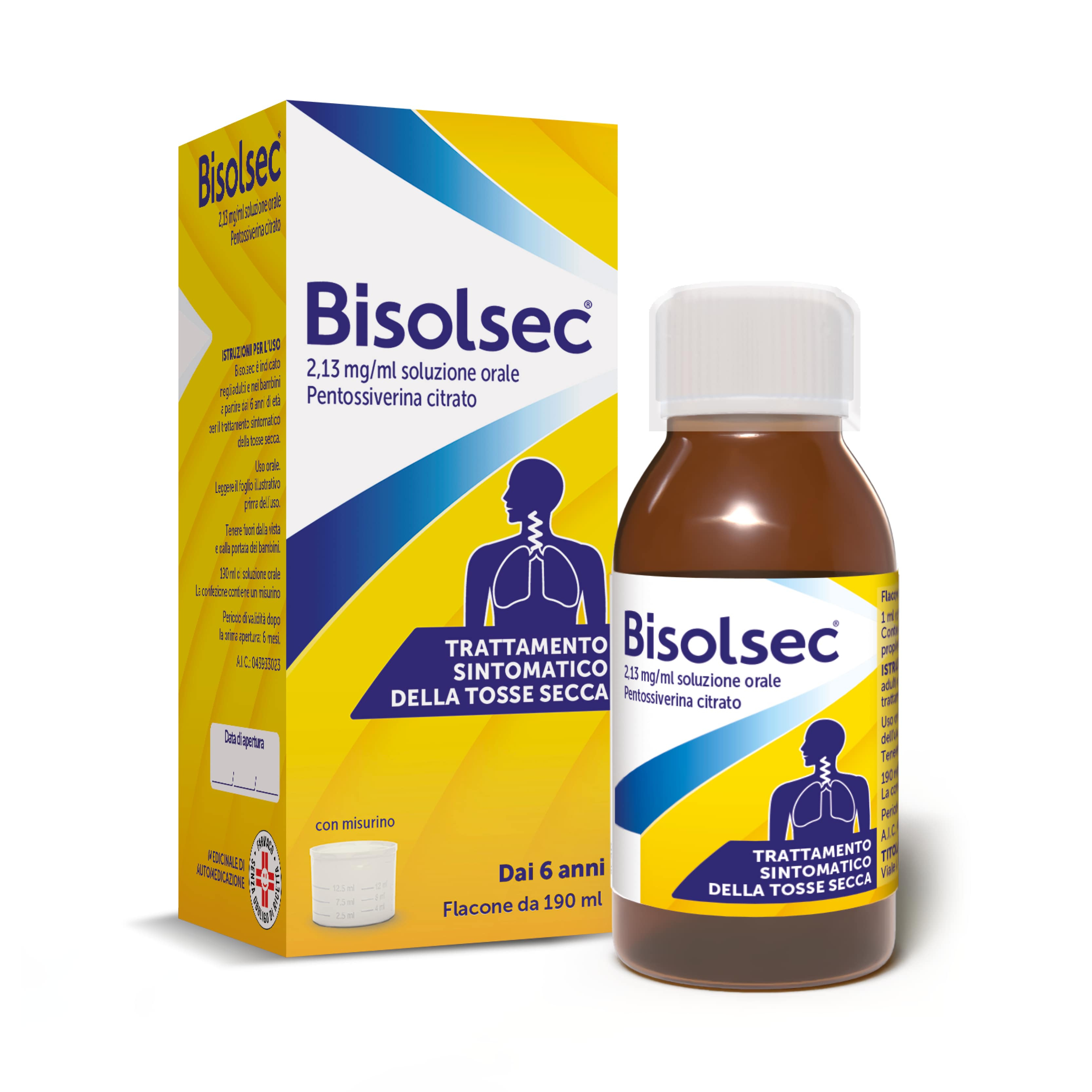 BISOLSEC Scir.190ml 2,13mg/ml