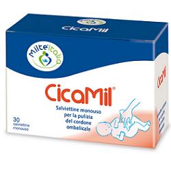 Cicamil Salviettine Monouso Pulizia Cordone Ombellicale 30 Pezzi