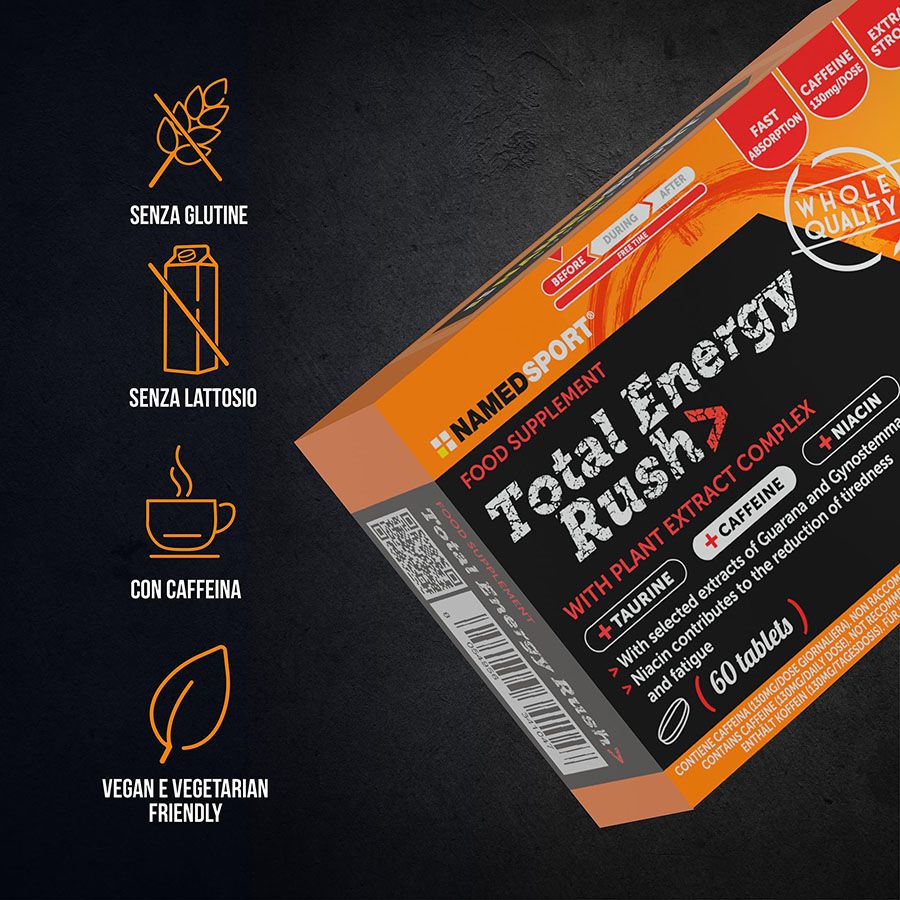 Named Sport Total Energy Rush 60 Compresse - Integratore Energizzante