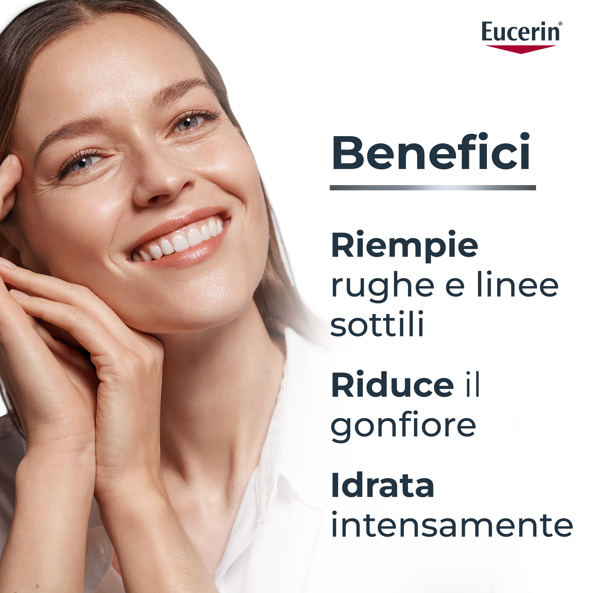 Eucerin Hyaluron-Filler Contorno Occhi Crema Antirughe 15 ml