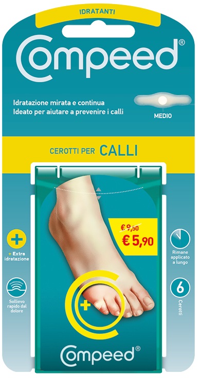 COMPEED CALLI IDRATANTI 6PZ PR 