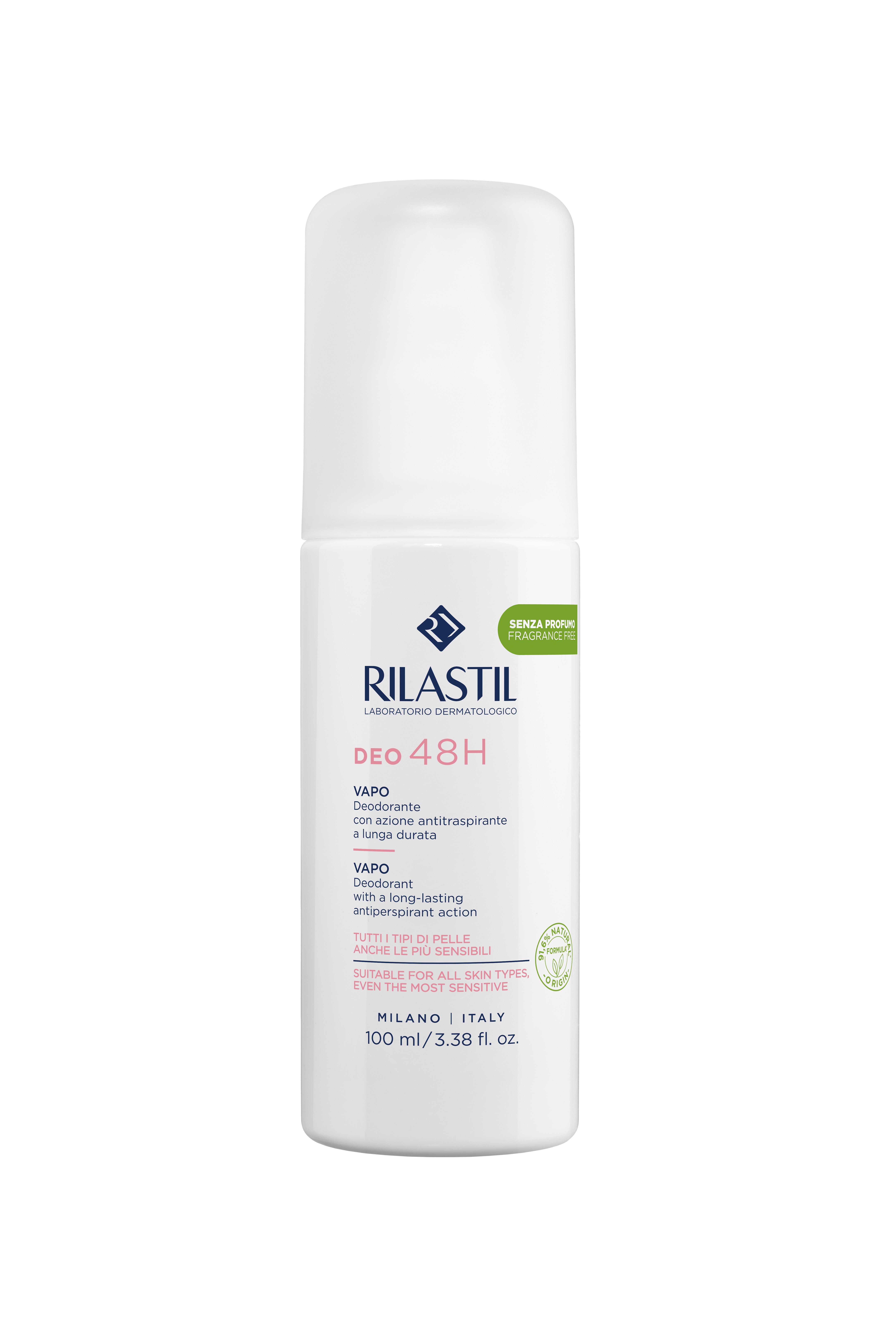 Rilastil - Deodorante 48H Per Tutte Le Tipologie Di Pelle 100 ml