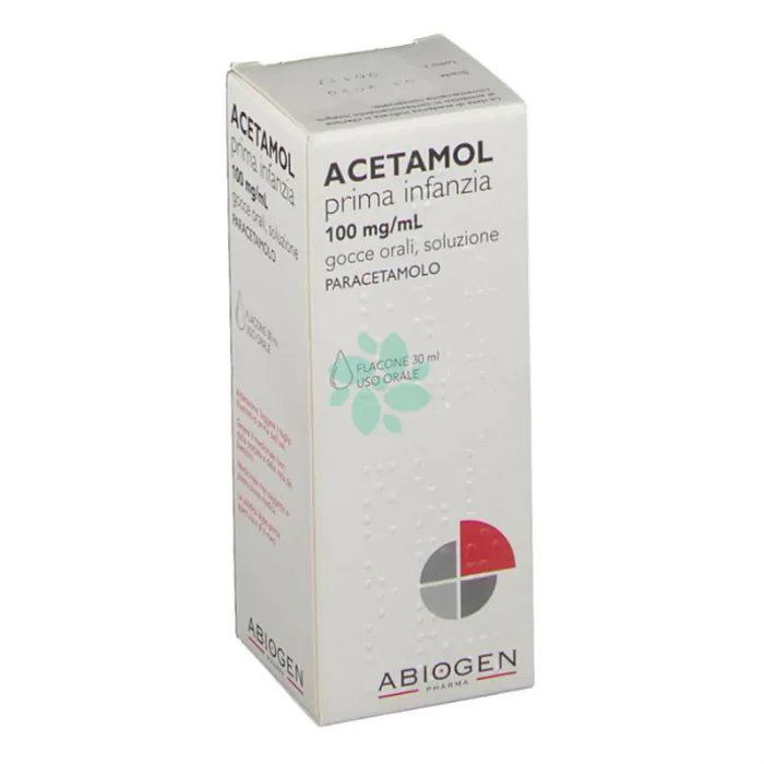 Acetamol Prima Infanzia 100 mg/ml Paracetamolo Gocce 30 ml