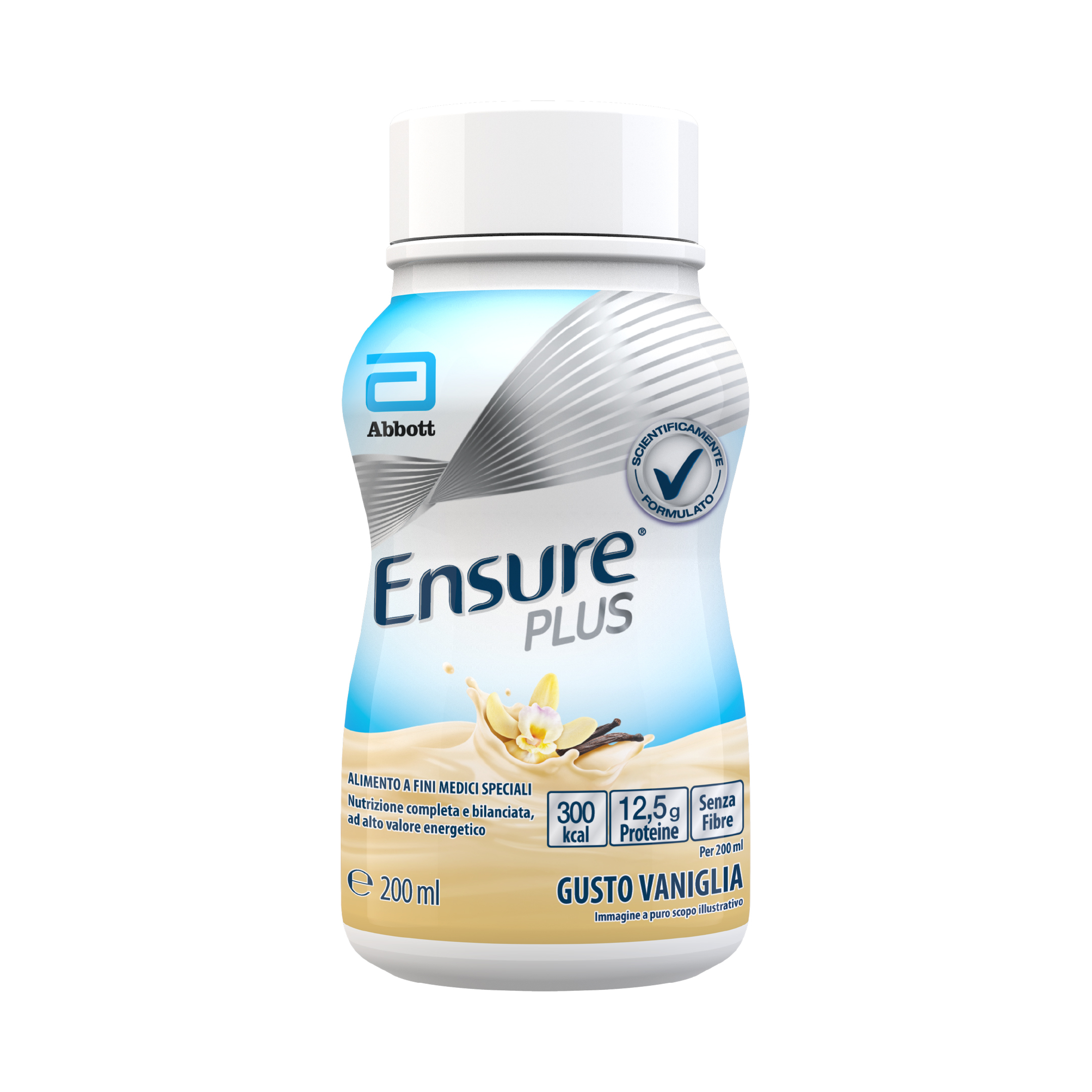Ensure Plus Alimento a Fini Medici Speciali Ipercalorico Vaniglia 4x200ml