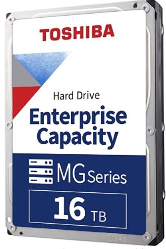 Toshiba MG Series Enterprise Capacity HDD 16TB