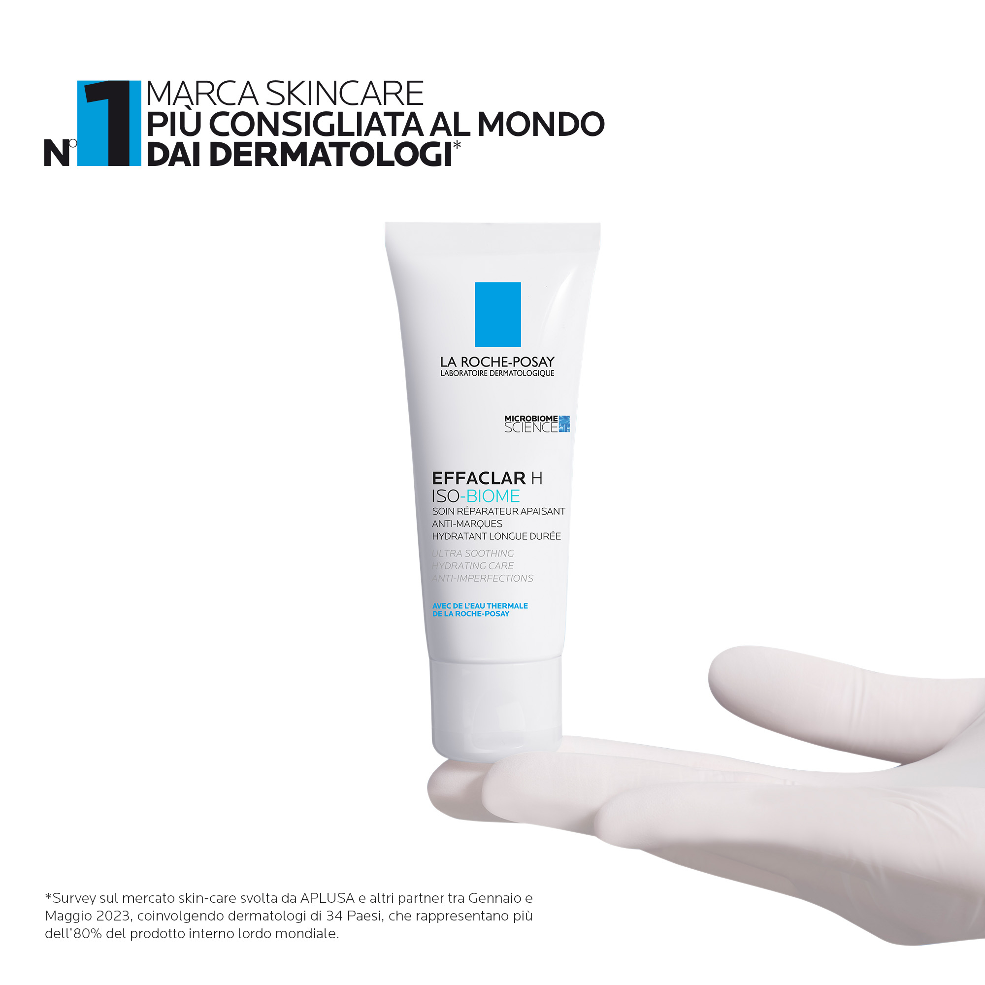 La Roche-Posay Effaclar Crema viso Effaclar H Iso-biome per pelle mista, grassa o a tendenza acneica 40 ml
