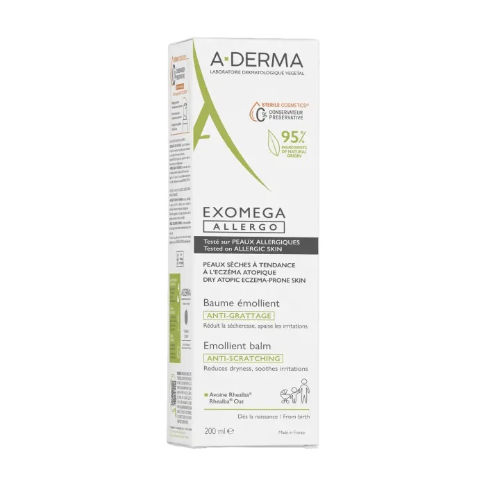 A-DERMA EXOMEGA ALLERGO Balsamo Emolliente 200mL