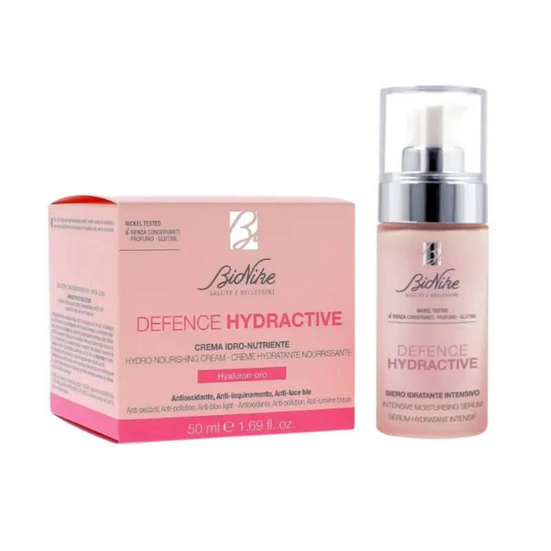 Bionike Cofanetto Defence Hydractive Crema Idro-Nutriente 50ml + Siero Idratante 30ml