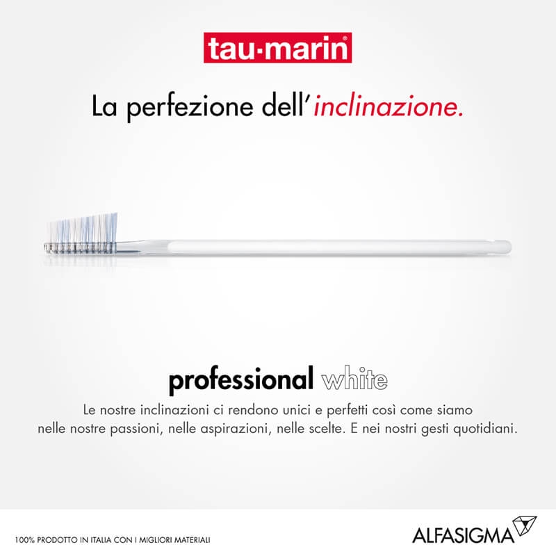 Tau-Marin Spazzolino Professional White Antimacchia